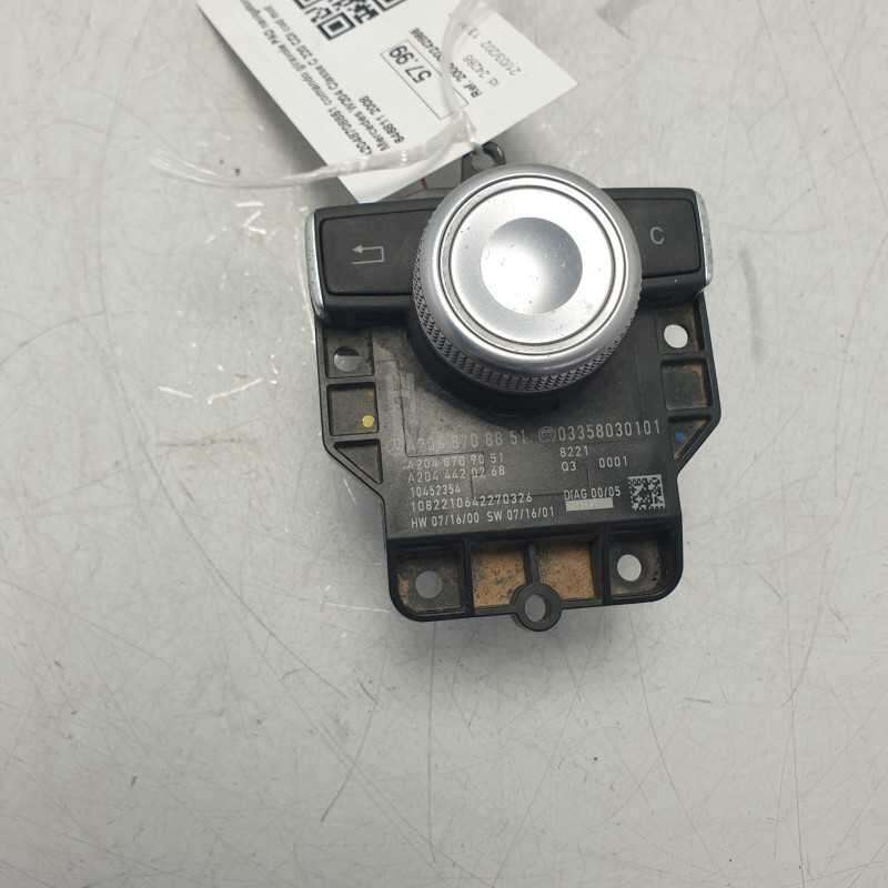 A2048708851 comando giravole PAD navigatore Mercedes W204 Classe C 220 CDI cod mot 646811 2008