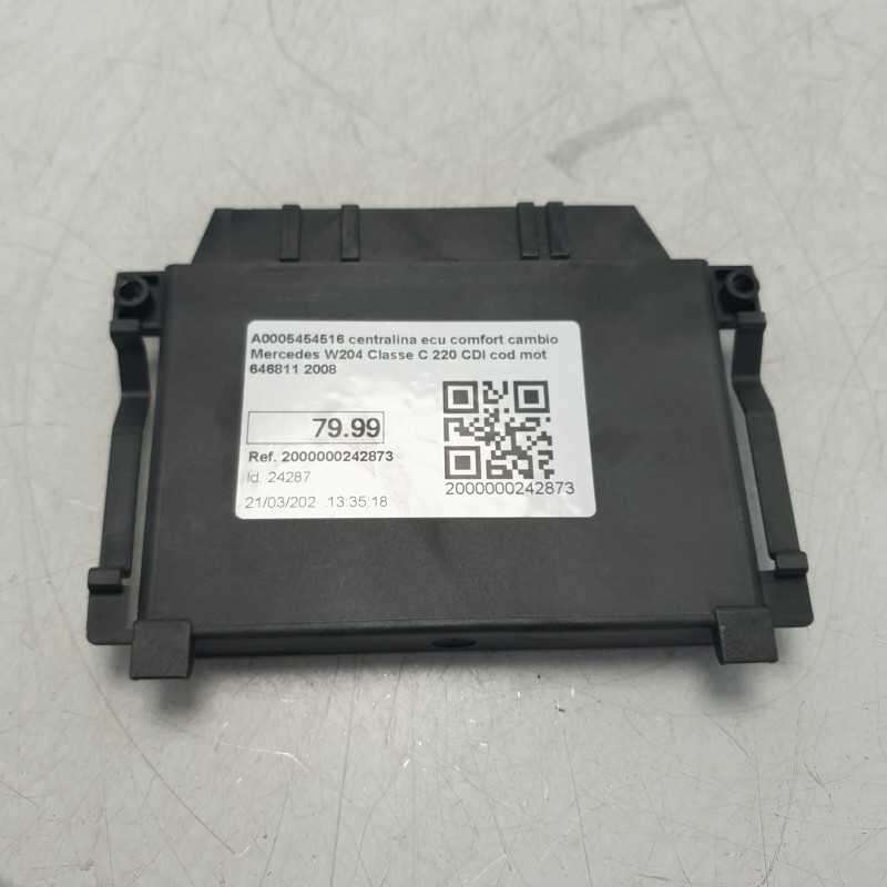 A0005454516 centralina ecu comfort cambio Mercedes W204 Classe C 220 CDI cod mot 646811 2008