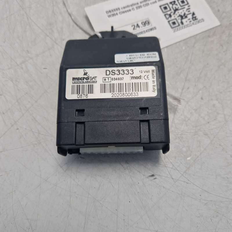 DS3333 centralina antifurto satellitare Mercedes W204 Classe C 220 CDI cod mot 646811 2008