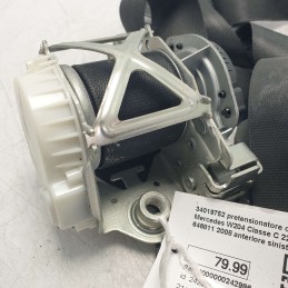 34019752 pretensionatore cintura di sicurezza Mercedes W204 Classe C 220 CDI cod mot 646811 2008 anteriore sinistra