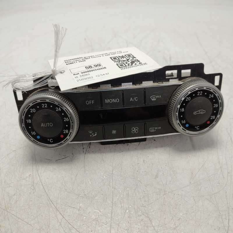 2048300590 gruppo comandi clima A/C Mercedes W204 Classe C 220 CDI cod mot 646811 2008