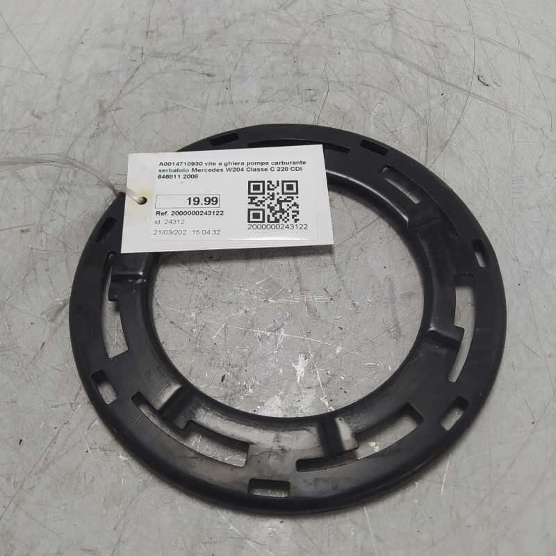 A0014710930 vite a ghiera pompa carburante serbatoio Mercedes W204 Classe C 220 CDI 646811 2008