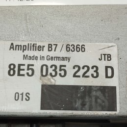 8E5035223D centralina ecu amplificatore stereo Audi A4 B7 8E 2004-08