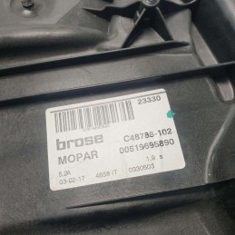 00519695890 Meccanismo pannello alzavetri alzacristalli post dx Fiat 500X 2014-19