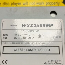 WXZ268RMP autoradio stereo lettore CD MP3 Hyundai Santafe 2.2d D4EB 2007