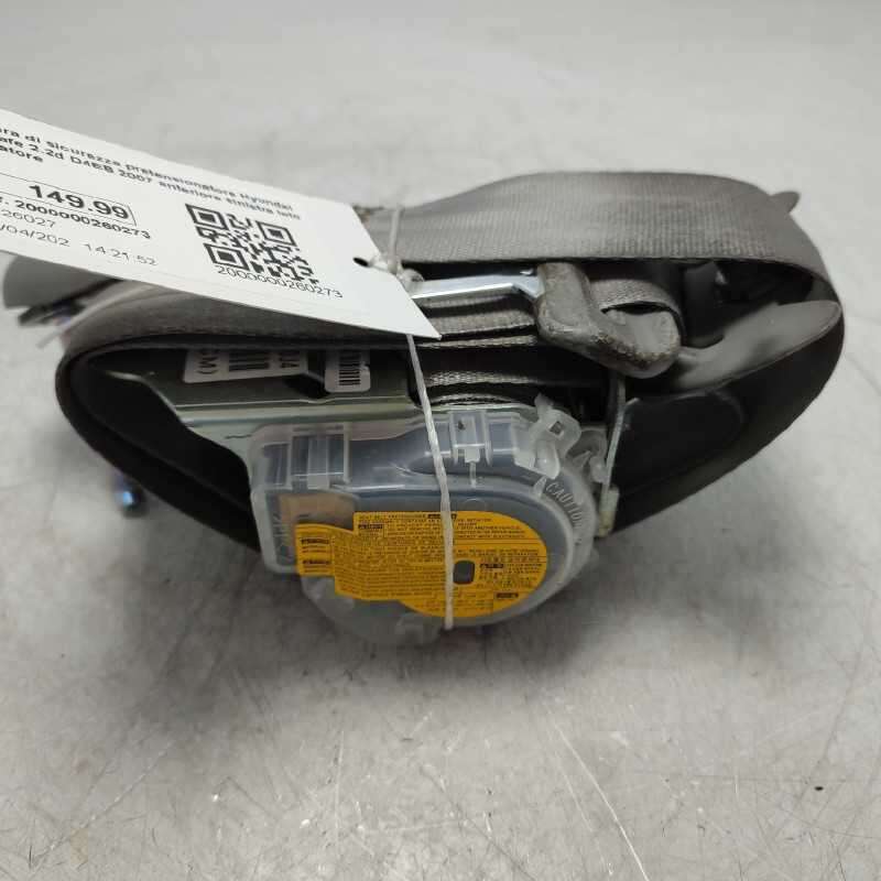 Cintura di sicurezza pretensionatore Hyundai Santafe 2.2d D4EB 2007 anteriore sinistra lato guidatore