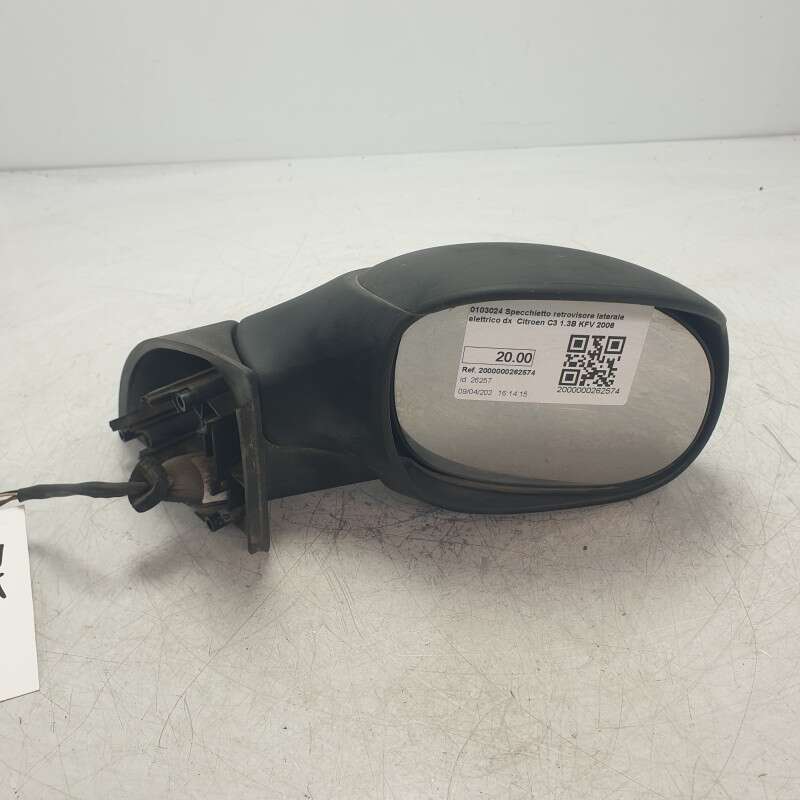 0103024 Specchietto retrovisore laterale elettrico dx  Citroen C3 1.3B KFV 2006