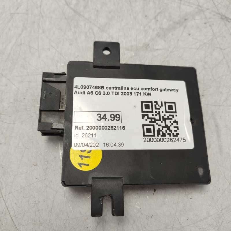 4L0907468B centralina ecu comfort gateway Audi A6 C6 3.0 TDI 2008 171 KW