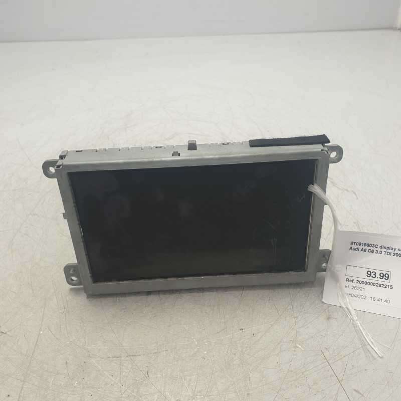 8T0919603C display schermo multifunzione Audi A6 C6 3.0 TDI 2008 171 KW 158x92 mm
