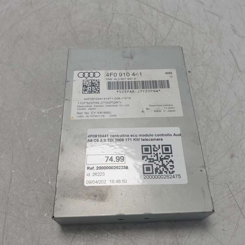 4F0910441 centralina ecu modulo controllo Audi A6 C6 3.0 TDI 2008 171 KW telecamera