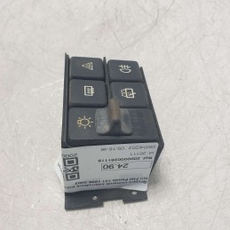 Gruppo comandi interruttore pulsanti centrali fari Fiat Panda 141 1986-2003