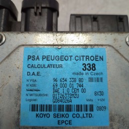 9665433880 Centralina modulo ECU  servosterzo city Citroen C3 Pluriel 1.3b KFV 2006
