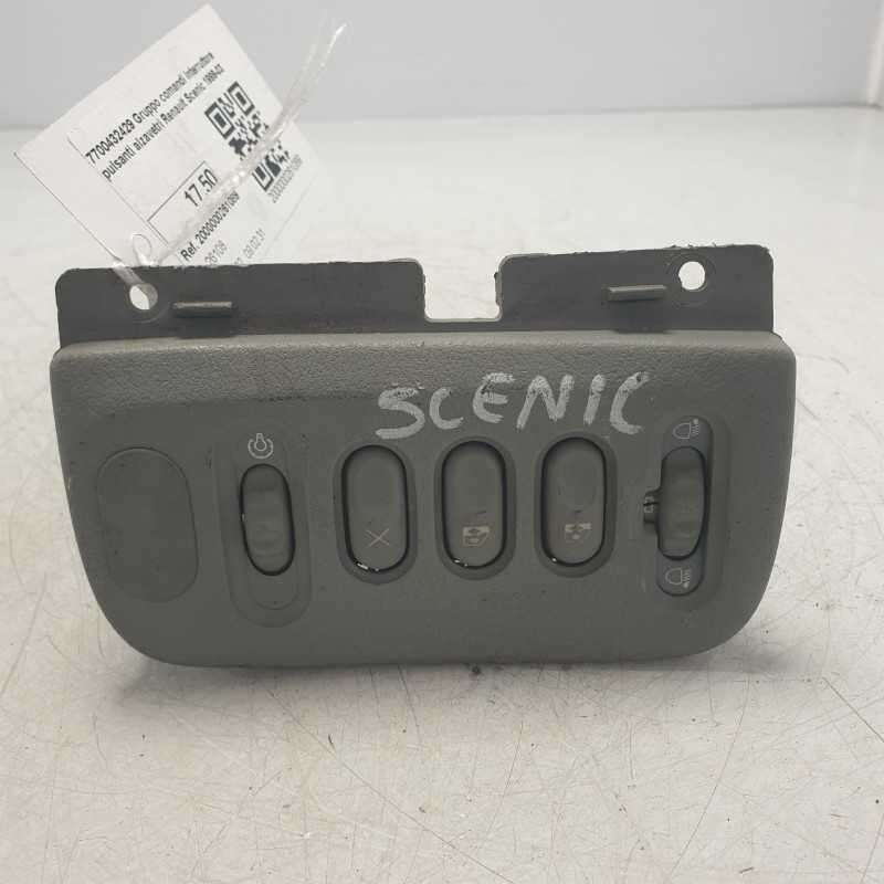 7700432429 Gruppo comandi interruttore pulsanti alzavetri Renault Scenic 1999-03