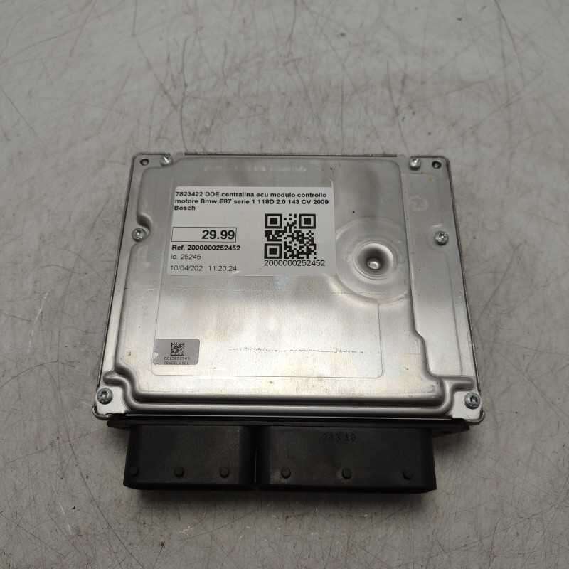 7823422 DDE centralina ecu modulo controllo motore Bmw E87 serie 1 118D 2.0 143 CV 2009 Bosch