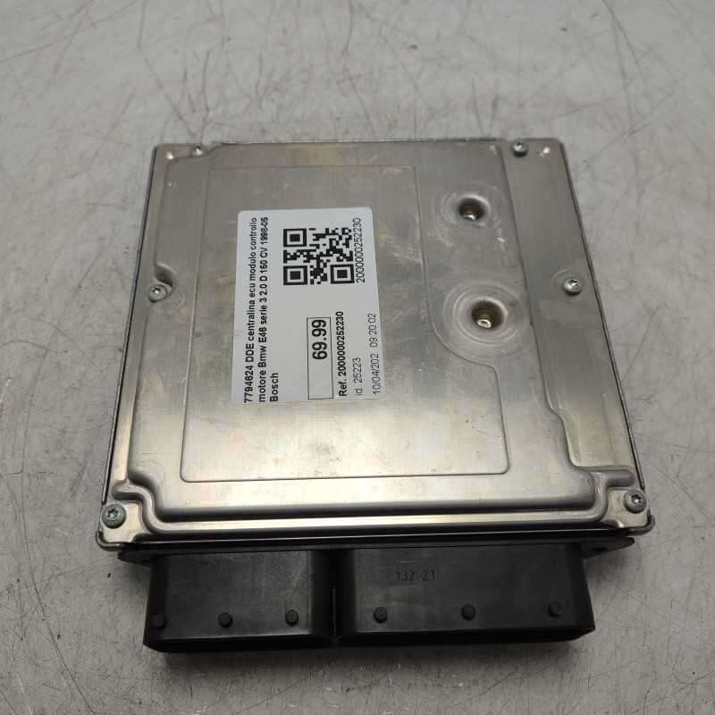 7794624 DDE centralina ecu modulo controllo motore Bmw E46 serie 3 2.0 D 150 CV 1998-05 Bosch