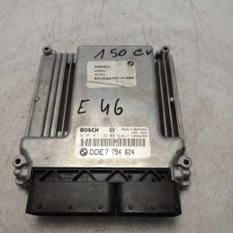 7794624 DDE centralina ecu modulo controllo motore Bmw E46 serie 3 2.0 D 150 CV 1998-05 Bosch