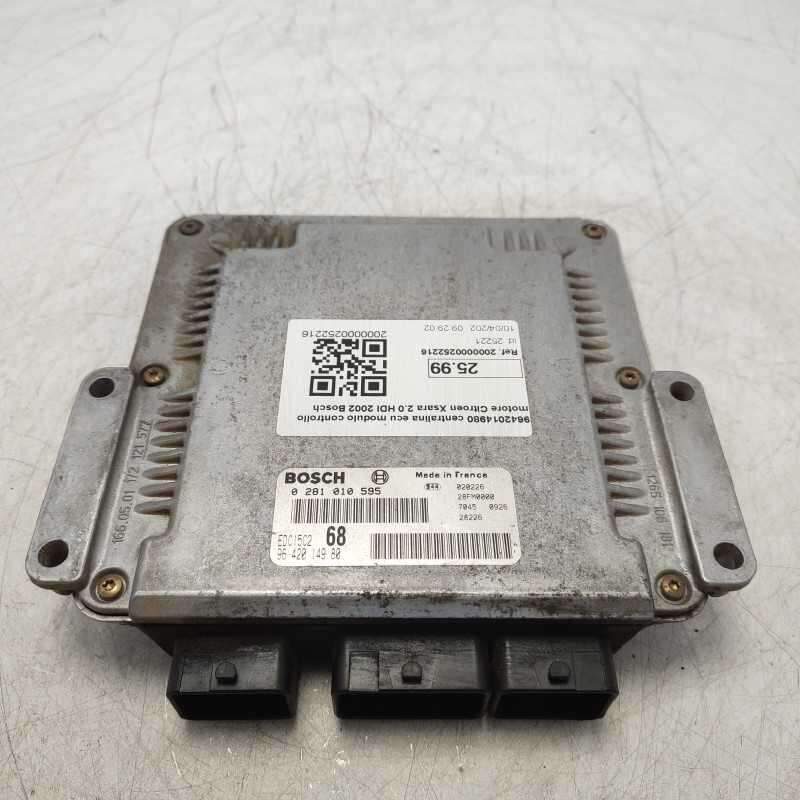 9642014980 centralina ecu modulo controllo motore Citroen Xsara 2.0 HDI 2002 Bosch