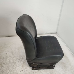 Tappezzeria sedili anteriori soltanto usurati Fiat 127 neri in pelle 1971-87 auto d'epoca