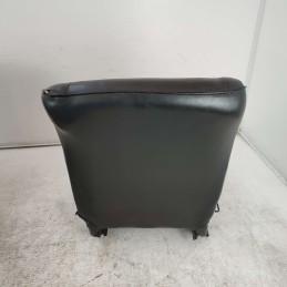 Tappezzeria sedili anteriori soltanto usurati Fiat 127 neri in pelle 1971-87 auto d'epoca