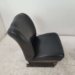 Tappezzeria sedili anteriori soltanto usurati Fiat 127 neri in pelle 1971-87 auto d'epoca