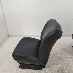Tappezzeria sedili anteriori soltanto usurati Fiat 127 neri in pelle 1971-87 auto d'epoca