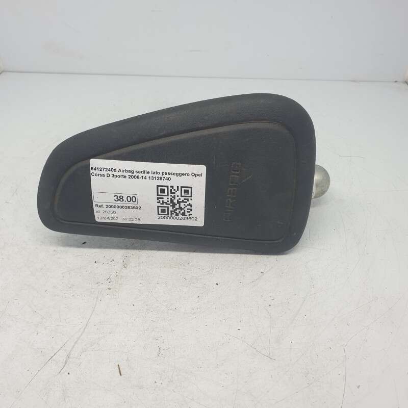 64127240d Airbag sedile lato passeggero Opel Corsa D 3porte 2006-14 13128740
