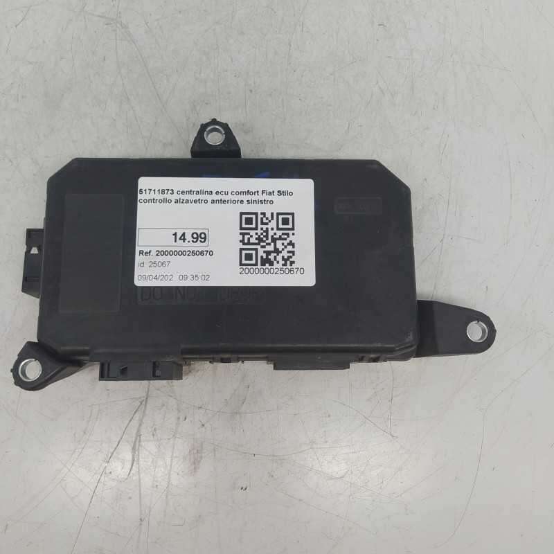 51711873 centralina ecu comfort Fiat Stilo controllo alzavetro anteriore sinistro