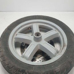 14xMT2.75 Cerchio con gomma disco post Scooter MBK SH01 VERS.V 264cc 2006