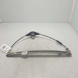 77375300 Meccanismo cremagliera alzavetro alzacristallo Fiat Punto 1° serie 1993-99 manuale anteriore sinistro