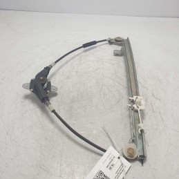 77375300 Meccanismo cremagliera alzavetro alzacristallo Fiat Punto 1° serie 1993-99 manuale anteriore sinistro