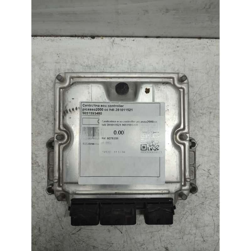 9651593480 CENTRALINA MOTORE CITROËN XSARA PICASSO 2.0 HDI 1999 BOSCH 0281011521
