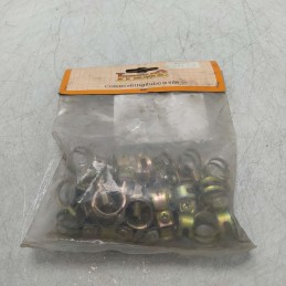 ITEM2 Collari stringitubo a vite auto d'epoca banda 12mm 63pz25 universale 