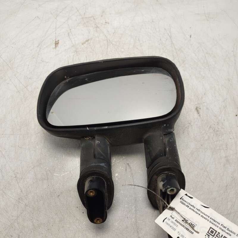 Specchietto retrovisore esterno Fiat Doblò 223 2000-09 anteriore destro bianco manuale