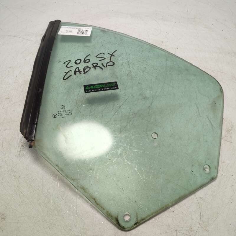 43R-00050 Vetro finestrino ascendente post sx Peugeot 206 cc cabrio 2000-06