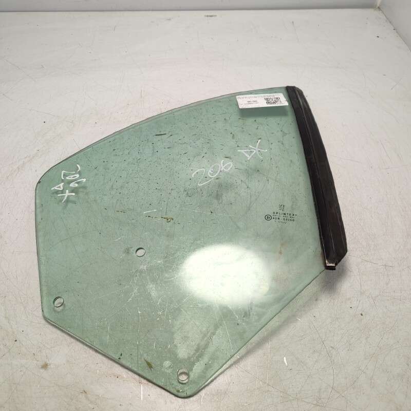 43R-00050 Vetro finestrino ascendente fisso post dx Peugeot 206 cc cabrio 2