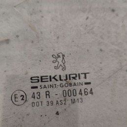 43R-000464 vetro scendente Peugeot 205 1983-99 anteriore sinistro bronzo