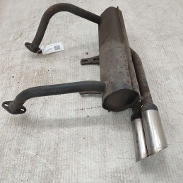 Marmitta scarico doppio Fiat 500 R F L 126 epoca