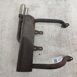 Marmitta scarico doppio Fiat 500 R F L 126 epoca