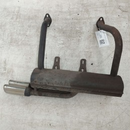 Marmitta scarico doppio Fiat 500 R F L 126 epoca