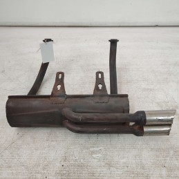Marmitta scarico doppio Fiat 500 R F L 126 epoca