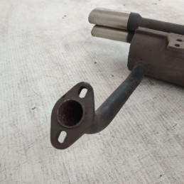 Marmitta scarico doppio Fiat 500 R F L 126 epoca