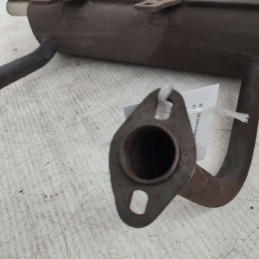 Marmitta scarico doppio Fiat 500 R F L 126 epoca