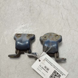 Cerniere supporti chiusure sup inf portiera post dx Mitsubishi Pajero V20 II serie 4x4 1991-99