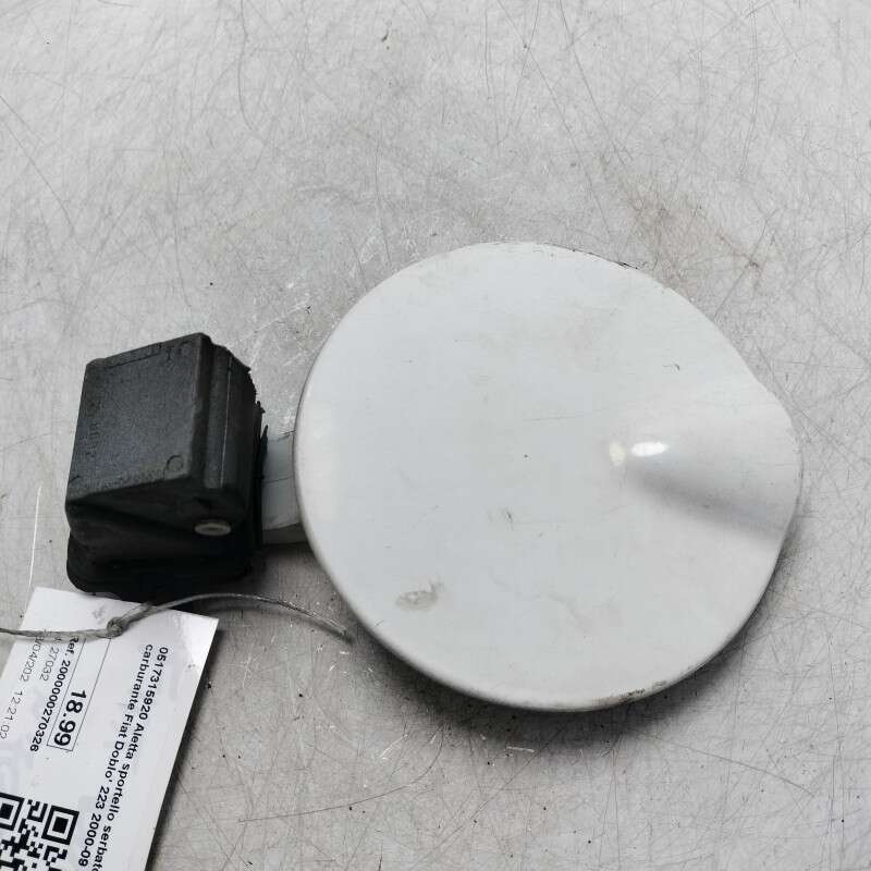 0517315920 Aletta sportello serbatoio carburante Fiat Doblo' 223 2000-09 bianco