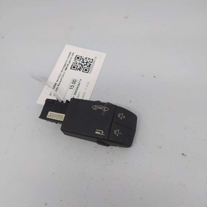 8200058695 devioluci deviosgancio contatto spiralato Renault Clio II 1998-05 gancio rotto