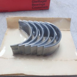 71-2404/6 serie kit x12 bronzine cuscinetti biella Mercedes W108 epoca 0,25 mm Glyco