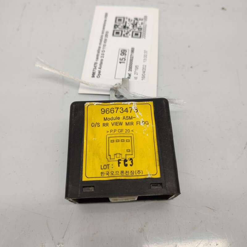 96673478 centralina modulo accensione ASM Opel Antara 2.0 D 110 KW 2010