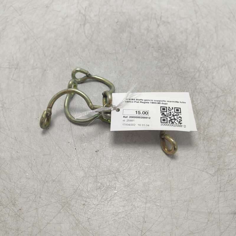 5974164 Staffa gancio supporto marmitta tubo scarico Fiat Regata 1983-90 4xpz