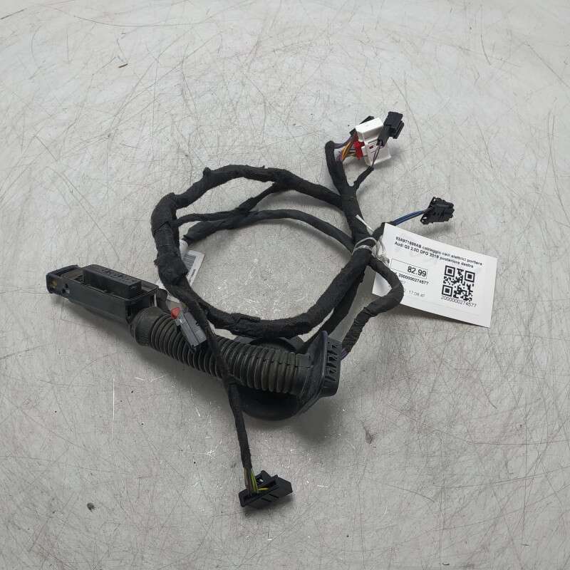 83A971688AB cablaggio cavi elettrici portiera Audi Q3 2.0D DFG 2019 posteriore destra