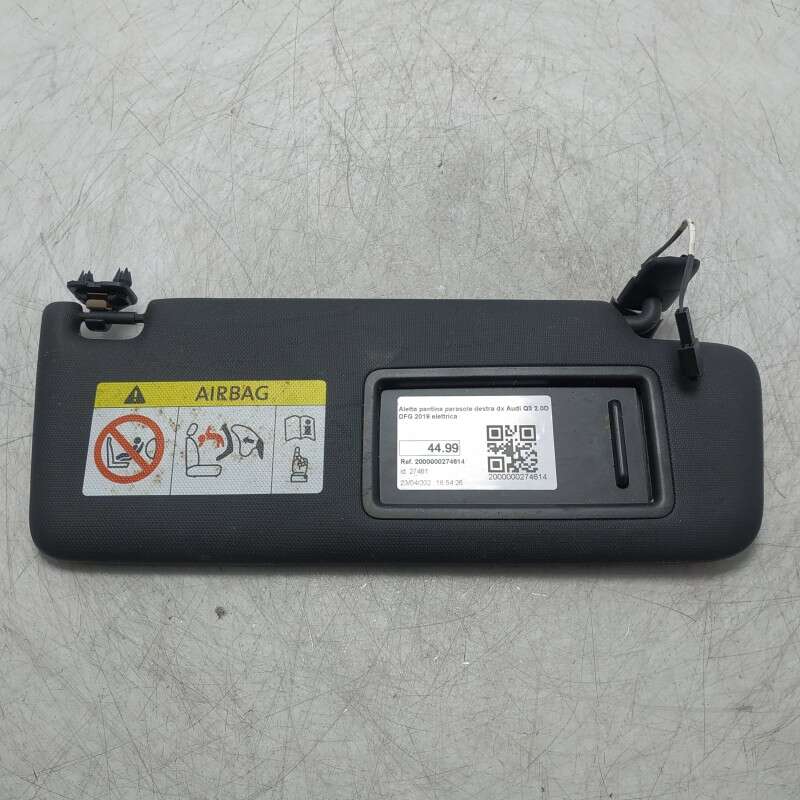 Aletta pantina parasole destra dx Audi Q3 2.0D DFG 2019 elettrica